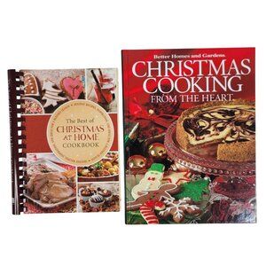 Better Homes Christmas Cooking from the Heart 2004 Best of Christmas Lot of 2